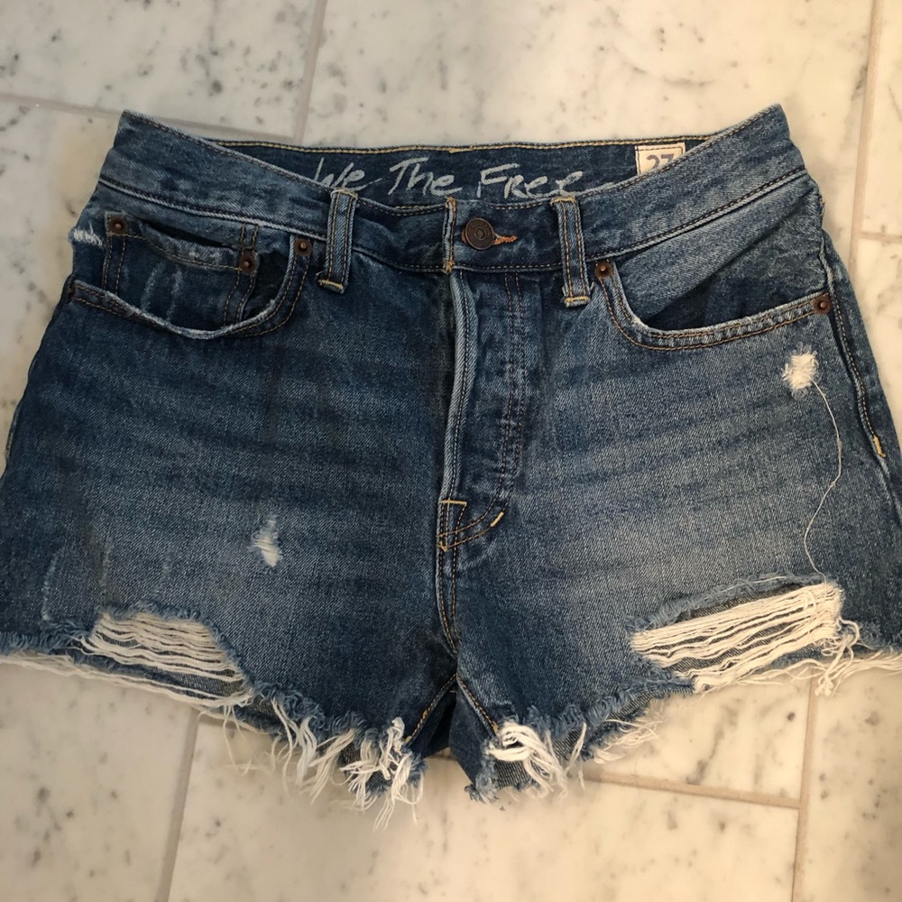 Free People Jean Shorts